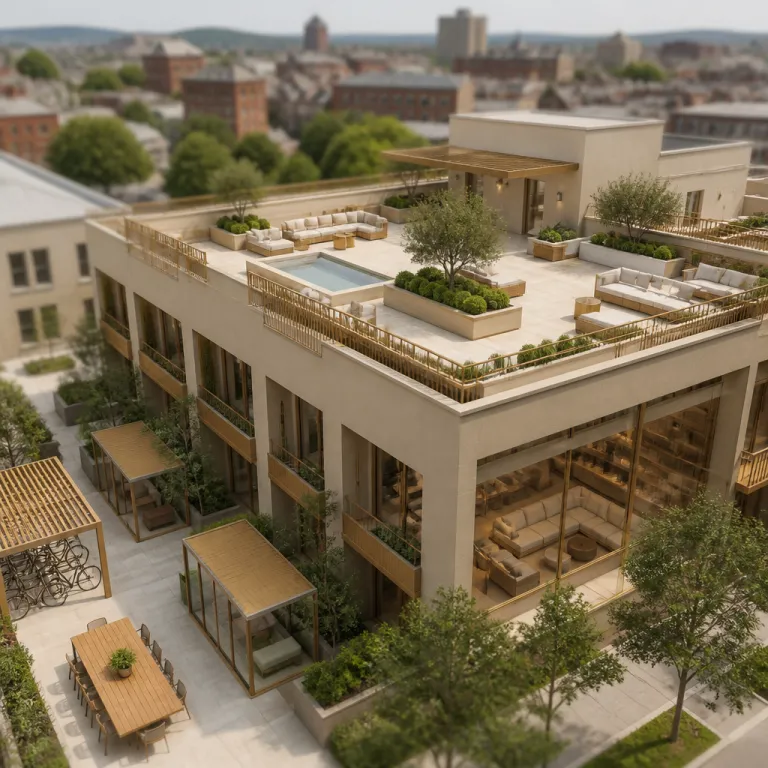 Albany state housing reimagined as a luxury urban retreat for students