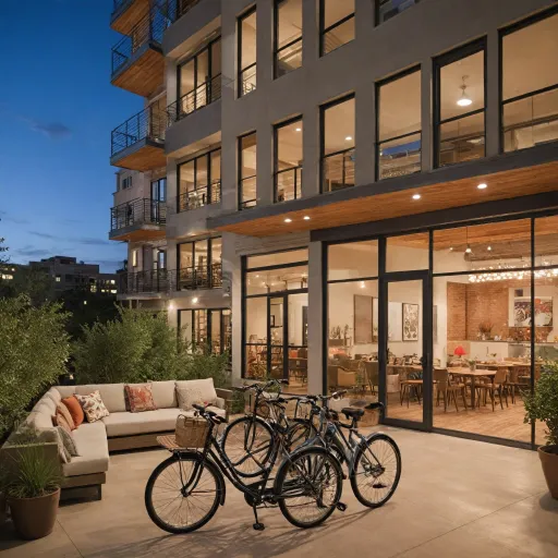 Elevated student living at rise at west campus in Austin