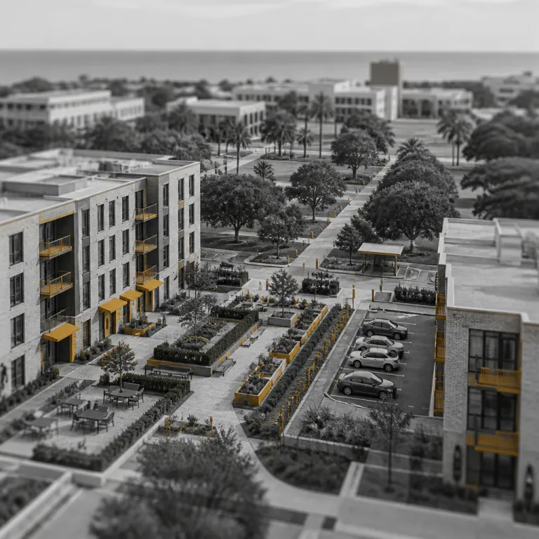 Refined student apartments close to the University of North Carolina Wilmington