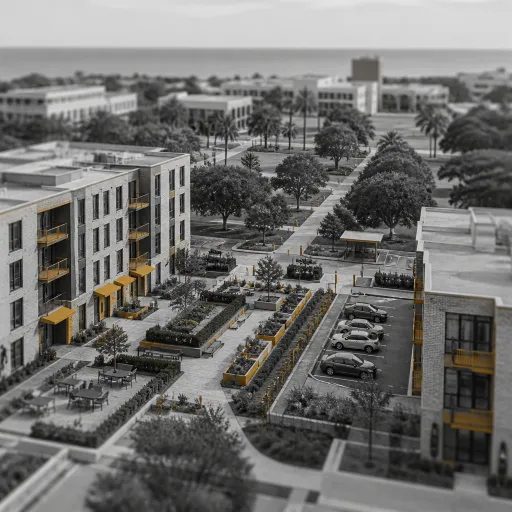 Refined student apartments close to the University of North Carolina Wilmington
